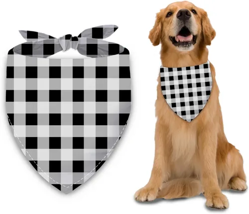 Vista 11 de Pañuelo de girasol con hojas para perro, bufanda lavable para mascotas, pañuelo ajustable triangular, estampado de doble cara, negro, girasol