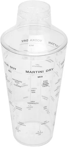 Vista 9 de Vaso de cóctel de plástico, Coctelera con Sc, Agitadores de bebidas, Herramientas de coctelera para licitaciones, Aries con Sc
