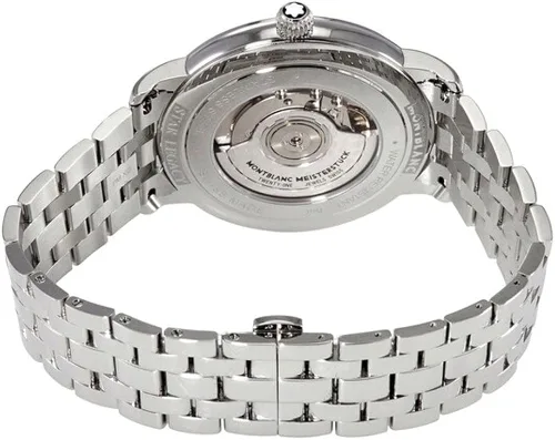 Vista 3 de Montblanc Star Legacy Reloj automático con esfera plateada para hombre 117323