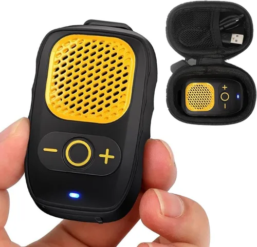 Vista 9 de ShellHome Altavoces portátiles de Bluetooth, clip en altavoz inalámbrico Negro