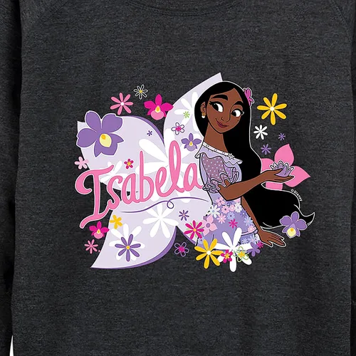 Vista 3 de Disney Encanto - Isabela - Camisa ligera de rizo francés de manga larga para mujer