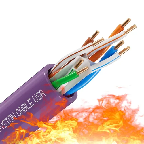 Vista 16 de Cable de Internet Ethernet Cat6e – 10 pies, 600 MHz 23AWG de alambre de cobre sólido desnudo apto para exteriores/interiores, sin extremos de 10