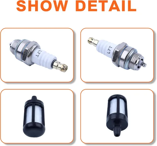 Vista 7 de Kit de carburador de carbohidratos para Stihl FS36 FS85 FS75 FS40 FS44 FS45 FS75 FS80 OEM RB-85, kit de reparación de carburador, bombilla