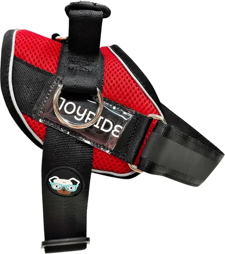 Vista 7 de Joyride Harness Chaleco de malla de verano – Arnés para perro 2.0 sin tirones – Chaleco ajustable y transpirable – Etiqueta de nombre personalizada