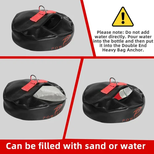 Vista 4 de Anclaje para bolsa pesada de doble extremo: anclaje de suelo resistente para bolsas de boxeo, soporte de saco de boxeo, accesorios de boxeo