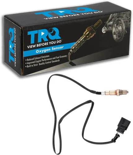 Vista 334 de TRQ Sensor de Oxígeno O2 de 4 Hilos de Banda Estrecha Compatible con VW Atlas 2.0L 2018-21, VW GTI 2.0L 2016-18, Audi A3 Quattro 2.0L 2015-18, VW