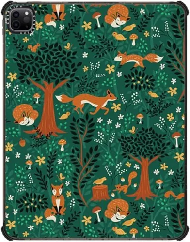 Vista 35 de CASETiFY Estuche de impacto para iPad Pro 12.9" (3ª/4ª/5ª/6ª generación) - Libro de composición Brachio - Negro transparente