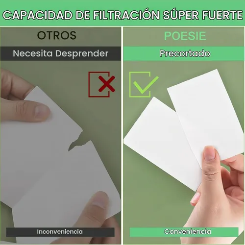 Vista 3 de Poesie Hojas de detergente para ropa sucia, sin plástico, portátil, biodegradable, dos fragancias, 320 hojas, cero residuos para el hogar