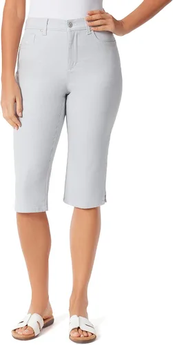 Vista 7 de Gloria Vanderbilt Pantalón corto Amanda Skimmer Petite para mujer Topo
