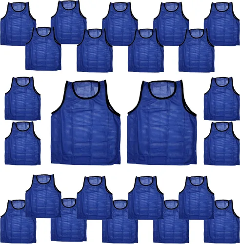 Vista 14 de BlueDot Trading Adult & Youth Scrimmage Training Vests for Soccer, Basketball & More – Available in 1, 6, 12, 24 Packs Naranja