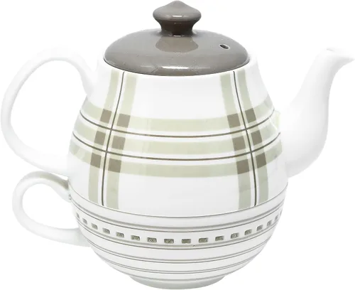 Vista 4 de Happiness - Té para un juego (tetera de 17 onzas y taza de 8.5 onzas)