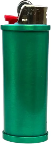 Vista 17 de DIYLuxury - Funda de metal para encendedor BIC Standard J6, EZ Reach Lighter, resistente, personalizable, reutilizable, funda individual