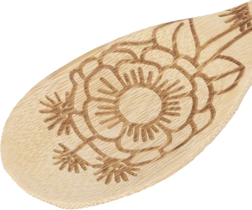 Vista 9 de Juego de 5 cucharas para tallar, cucharas de madera quemadas, cucharas de madera, kit de utensilios de cocina para cocina