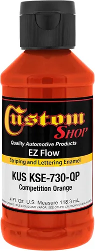 Vista 8 de Custom Shop KSE755-QP - Pintura esmaltada EZ Flow a rayas y letras de oro 23K, 4 onzas