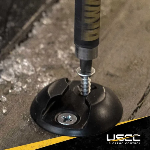 Vista 7 de Sistema de Anclaje de Pista en L US Cargo Control, Perfecto para Usar Como Puntos de Anclaje en Camas de Camiones o Remolques para Amarrar Tu UTV