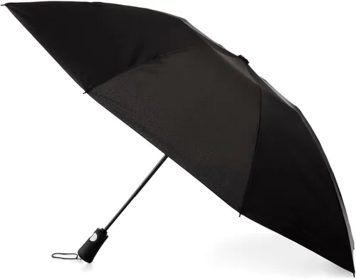 Vista 15 de Totes Reverse Close Folding Inbrella with Auto Open Close and Compact FLORAL ELÉCTRICO NEGRO