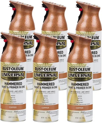 Vista 171 de Rust-Oleum Pintura en aerosol metálica universal para todas las superficies, cobre envejecido Cobre (Aged Copper)