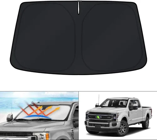 Vista 204 de KUST Parasol para parabrisas para BMW X1 F48 2016, 2017, 2018, 2019, 2020, 2021, 2022, accesorios de ajuste personalizado, parasol plegable