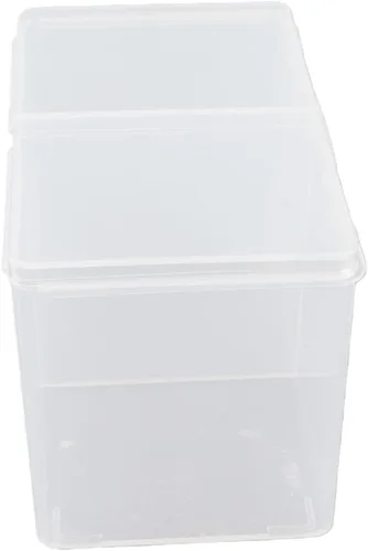 Vista 5 de Recipiente de hisopos de algodón moderno, caja de almacenamiento para almacenar almohadillas de algodón, esmalte de uñas, gel, purpurina, diamantes