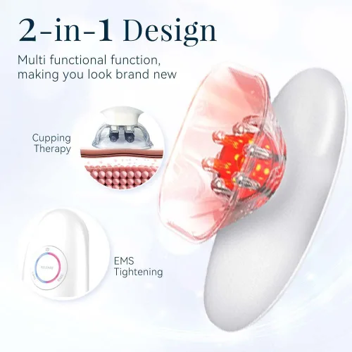 Vista 4 de Máquina de celulitis, kit completo, tecnología de escultura 3 en 1, máquina de esculpir el cuerpo, dispositivo de estiramiento de la piel