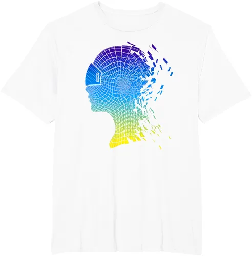 Vista 12 de Camiseta con diseño de auriculares de realidad virtual de VR Fans, Negro, S