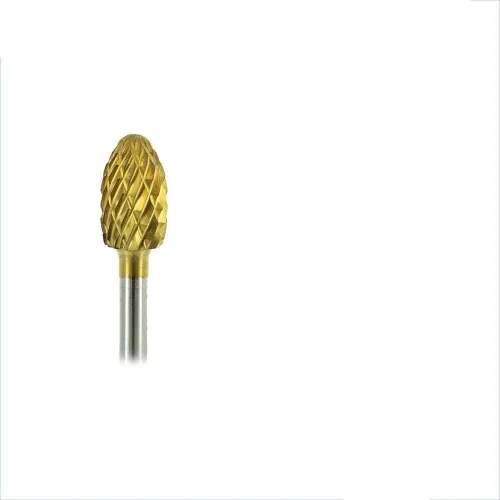 Vista 2 de Medicool Carburo de Oro -CC5- Lima y Dar Forma de Fútbol Quitar Bajo Uñas Manicura Bit CC5