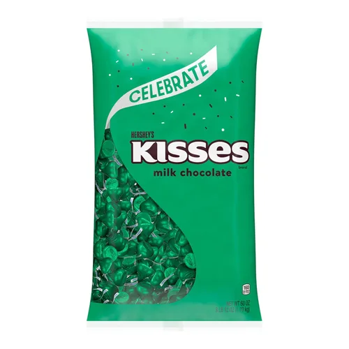 Vista 3 de HERSHEY'S KISSES - Bolsa a granel de chocolate con leche, 60 onzas