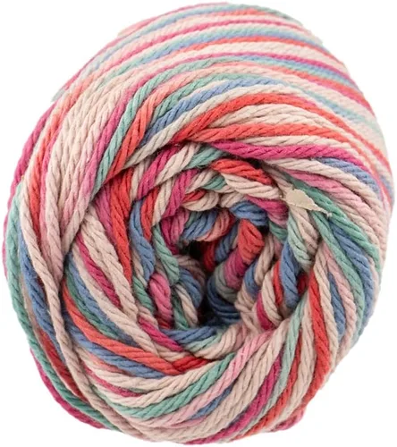 Vista 10 de Craft County 100% hilo de algodón mediano (talla 4) – tejido, tejido y ganchillo – negro (120 yardas)