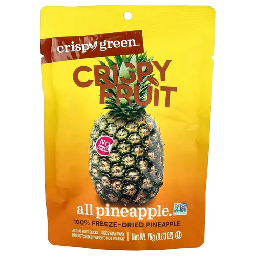 Vista 3 de Crispy Green, Peras asiáticas liofilizadas, 2.54 onzas
