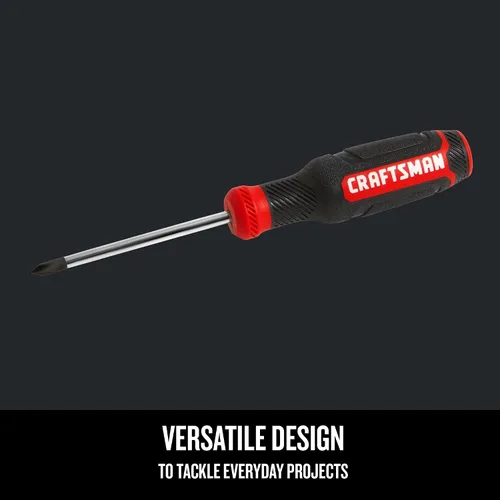 Vista 4 de CRAFTSMAN Phillips - Destornillador bimaterial, pH #1 x 3 pulgadas (CMHT65052N)