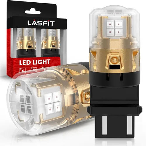 Vista 22 de LASFIT Bombilla LED de 194 color rojo 168 T10 192 2825 W5W Canbus sin errores, sin polaridad, 400 lúmenes, extremadamente brillante para luz