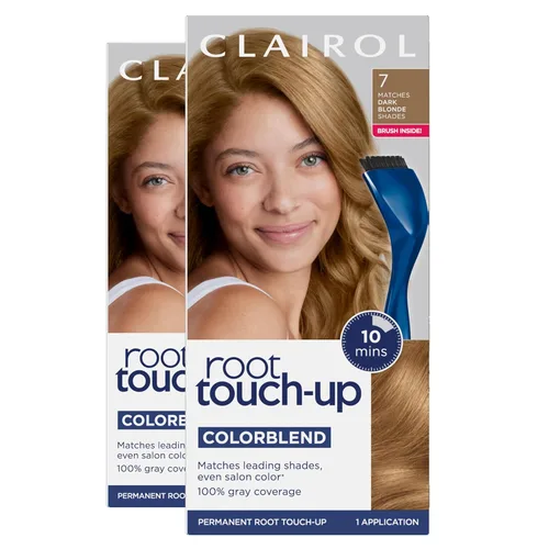 Vista 37 de Clairol Root Touch-Up de Nice'n Easy Tinte Permanente para el Cabello, 10 Rubio Extra Claro, Paquete de 1