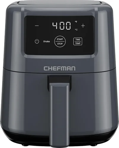 Vista 11 de CHEFMAN - Freidora de aire mini de 2 cuartos de galón – Freidora de aire compacta y ahorradora de espacio digital con canasta antiadherente y apta