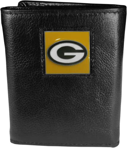 Vista 11 de Siskiyou Sports Men's Deluxe Leather Tri-fold Wallet Packaged in Gift Box