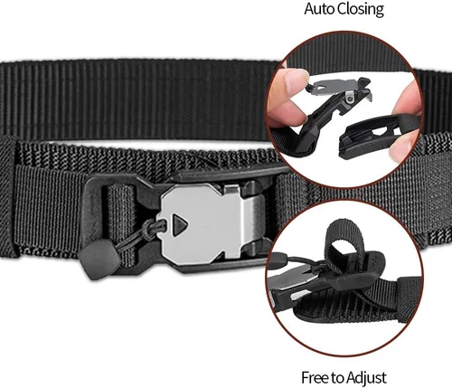 Vista 5 de EXCELLENT ELITE SPANKER Cinturón táctico militar con hebilla magnética de liberación rápida para hombres