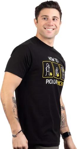 Vista 3 de How to Pick up Chicks Funny Sarcastic Sarcasm Joke Tee for Man Woman T-Shirt