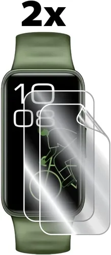 Vista 2 de IPG Para HUAWEI Band 8 Smart Watch Protector de pantalla de hidrogel (2 unidades) Película transparente HD invisible Protector antiarañazos