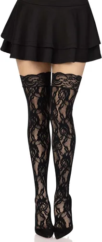 Vista 7 de Leg Avenue Medias de encaje para mujer