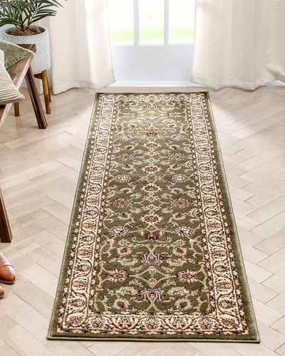 Vista 22 de Well Woven Barclay Collection Sarouk - Alfombra negra de 4 x 5 pies, para entradas, dormitorios pequeños, salas de estar Negro