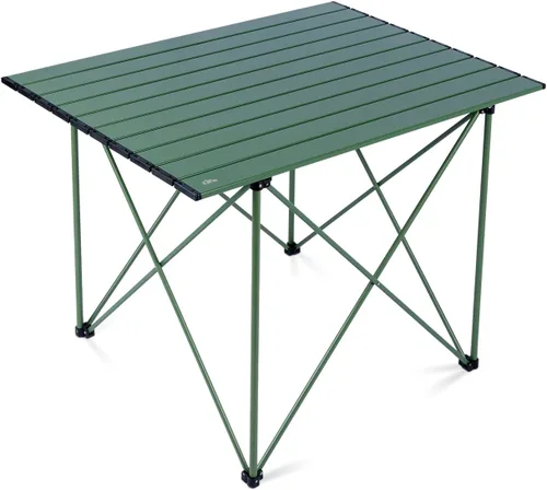 Vista 28 de iClimb - Mesa de camping ultraligera y compacta plegable con bolsa de transporte (color negro - L)