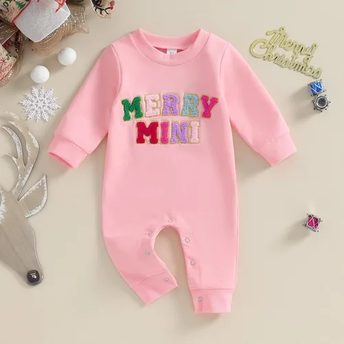 Vista 51 de FYBITBO Ropa de bebé niño niña Santa manga larga mono mameluco recién nacido primera Navidad traje de una pieza