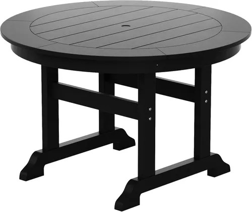 Vista 19 de Muebles Mesa de Comedor Rectangular Adirondack de 37 Pulgadas de Ancho x 71 Pulgadas de Largo, Resistente a los Rayos UV y a la Decoloración para su