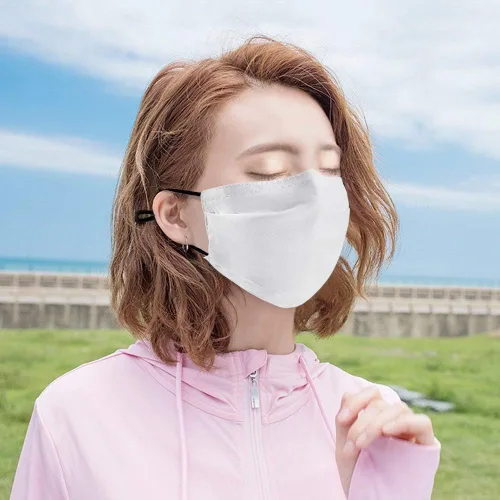 Vista 5 de 3 PCS Autumn Leaves Texture Face Mask Washable Reusable for Men Women,15 Filter