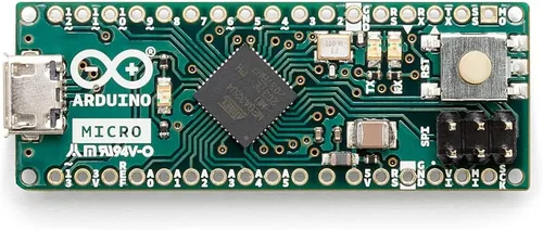 Vista 5 de Arduino Micro con encabezados [A000053]