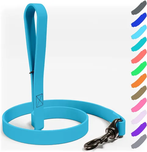 Vista 17 de Biothane - Correa para perro extra resistente, fabricada en Estados Unidos, correas impermeables para perros grandes, medianos y pequeños, correa