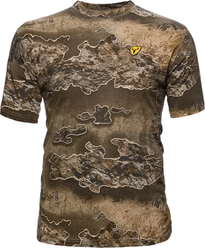 Vista 3 de SCENTBLOCKER Camisa ligera de manga corta de algodón fusionado, ropa de caza de camuflaje