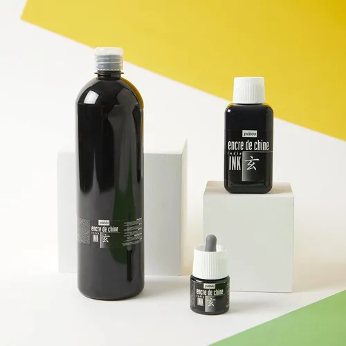 Vista 3 de Pebeo Graphic India - Tinta (1.5 fl oz), color negro