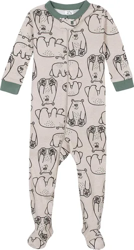 Vista 2 de Gerber Pijama con pies para bebé niño (2 unidades)
