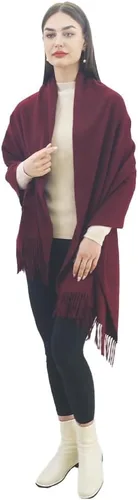 Vista 5 de DANA XU 100% cachemira pura lana extra grande pashmina bufanda chal y envoltura para mujeres invierno manta floral de gran