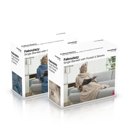 Vista 10 de Batamanta Individual con Bolsillo Central Faboulazy InnovaGoods
